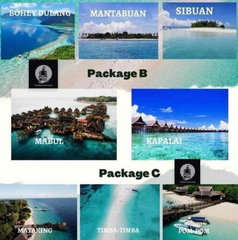 The Ship Guesthouse Room Semporna Bagian luar foto